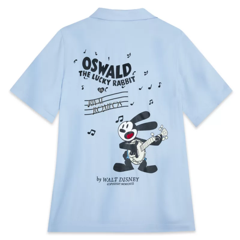 Oswald The Lucky Rabbit Woven Shirt For Women - Disney100 6 Oswald The Lucky Rabbit Woven Shirt For Women - Disney100 - Image 4