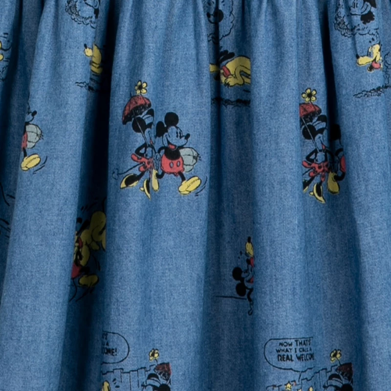 Mickey And Friends Chambray Dress For Adults 6 Mickey And Friends Chambray Dress For Adults - Image 4