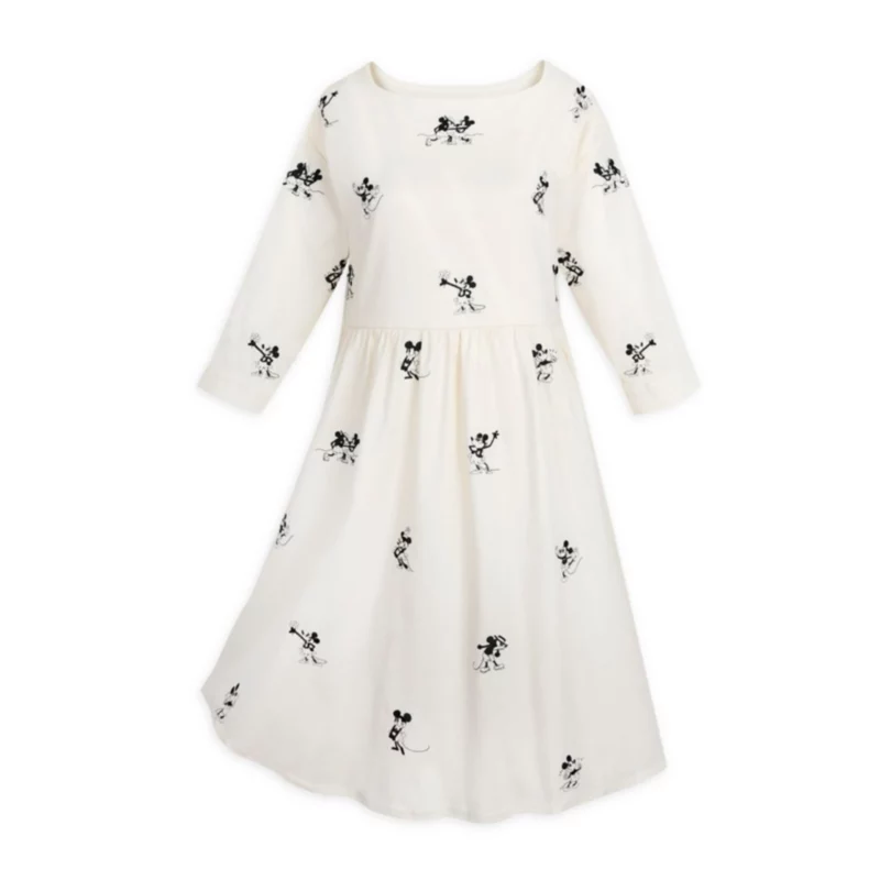 Mickey And Minnie Mouse Vintage-Style Dress For Women 3 Mickey And Minnie Mouse Vintage-Style Dress For Women