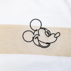 Mickey Mouse Striped Crop T-Shirt For Women -Disney Sales 2325053070009M 2