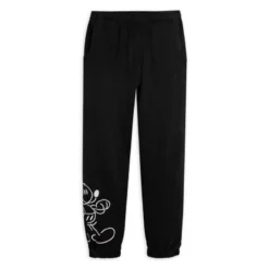 Mickey Mouse Genuine Mousewear Black Jogging Bottoms For Men