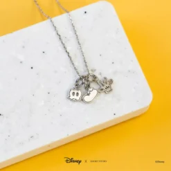 Disney Necklace Mickey Shorts Shoe Glove, Silver -Disney Sales 348658001248 1