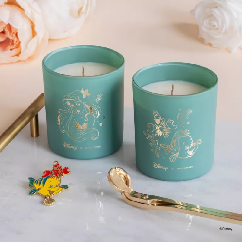 Disney Candle Ariel & Flounder & Sebastian, Twin Pack 4 Disney Candle Ariel & Flounder & Sebastian, Twin Pack - Image 2
