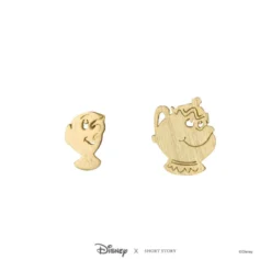 Disney Earrings Mrs Potts And Chip, Gold -Disney Sales 348658009961 4