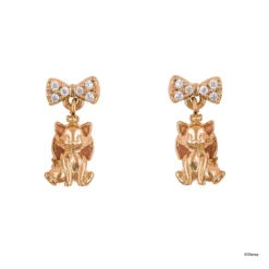 Disney Drop Earring Diamante Marie, Rose Gold -Disney Sales 348658015825 3