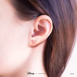 Disney Earrings Mickey Ears, Rose Gold -Disney Sales 348658020683 2