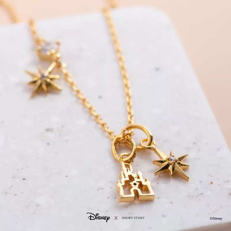 Disney Necklace Castle, Gold 4 Disney Necklace Castle, Gold - Image 2