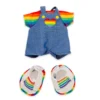 NuiMOs Small Plush Rainbow T-Shirt With Overalls And Trainers -Disney Sales 412342577230