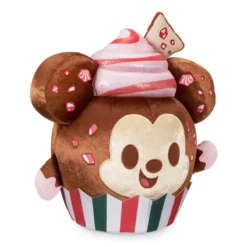 Mickey Mouse Peppermint Bark Cupcake Disney Munchlings Scented Medium Plush - Baked Treats -Disney Sales 412503304132 2