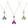 Best Friend Trio Castle Necklace -Disney Sales 427273375909