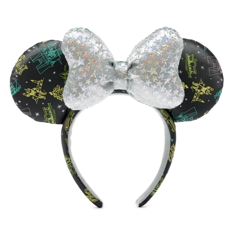 Minnie Mouse Ear Headband For Adults - Disney100, Disneyland 3 Minnie Mouse Ear Headband For Adults - Disney100, Disneyland