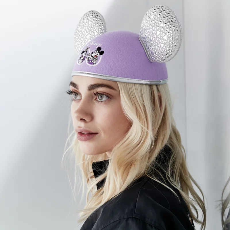 Mickey And Minnie Disney100 Celebration Ears Hat For Adults 5 Mickey And Minnie Disney100 Celebration Ears Hat For Adults - Image 3