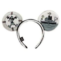 Mickey Mouse Steamboat Willie Ear Headband For Adults - Disney100 8 Mickey Mouse Steamboat Willie Ear Headband For Adults - Disney100 -Disney Sales 428403779437 2