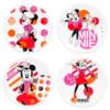 Minnie Parisienne Plates, Set Of 4 -Disney Sales 465013929425