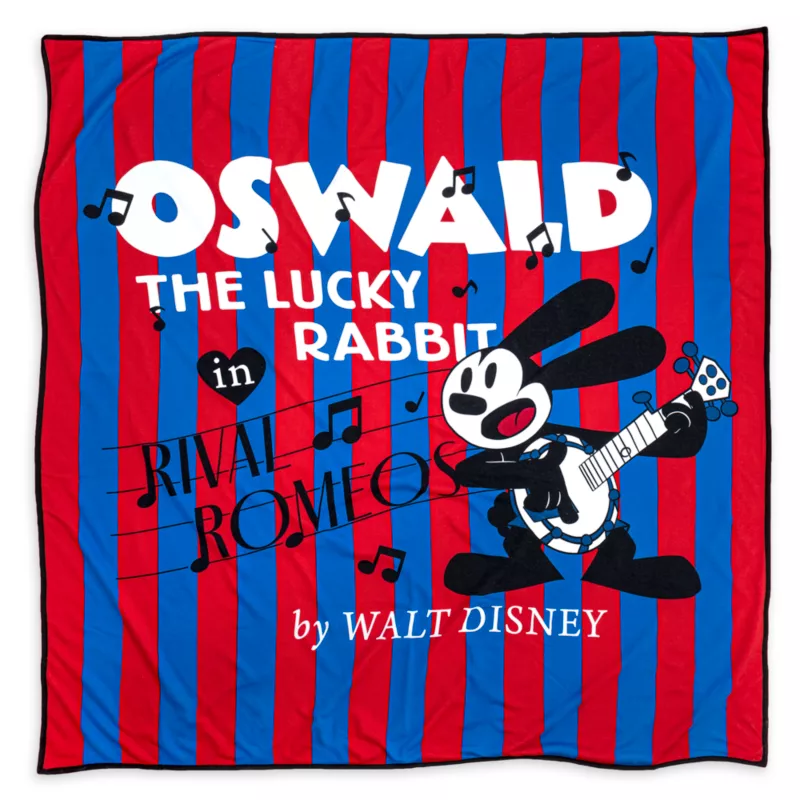 Oswald The Lucky Rabbit ''Rival Romeos'' Throw - Disney100 3 Oswald The Lucky Rabbit ''Rival Romeos'' Throw - Disney100