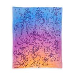 Mickey Mouse And Friends Reversible Fleece Throw -Disney Sales 465043897657 2