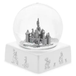 Disneyland Resort Sleeping Beauty Castle Disney100 Celebration Snow Globe -Disney Sales 465053583236 3