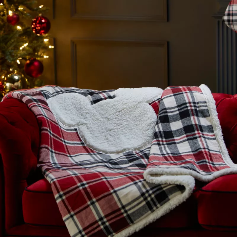Mickey Mouse Icon Throw Plaid Manta 4 Mickey Mouse Icon Throw Plaid Manta - Image 2