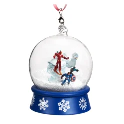 Marvel's Avengers Mini Snow Globe Sketchbook Ornament -Disney Sales 465063296478 1