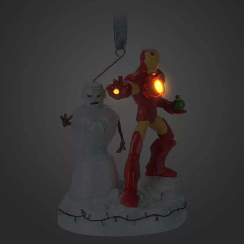 Iron Man Light-Up Living Magic Sketchbook Ornament 4 Iron Man Light-Up Living Magic Sketchbook Ornament - Image 2