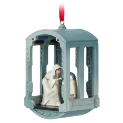 Princess Leia And R2-D2 Hanging Ornament, Star Wars -Disney Sales 465063299103 2