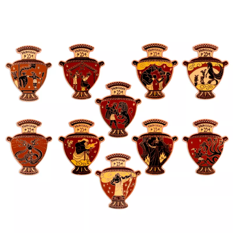Hercules 25th Anniversary Limited Release Mystery Pin Set 3 Hercules 25th Anniversary Limited Release Mystery Pin Set