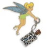 Tinker Bell Pin With Glitter Vial Dangler, Peter Pan 2 Tinker Bell Pin With Glitter Vial Dangler, Peter Pan -Disney Sales 466043455694