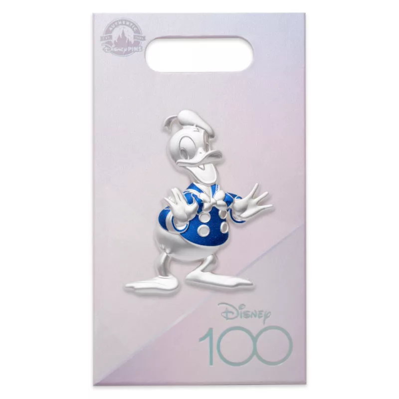 Donald Duck Platinum Celebration Pin - Disney100 4 Donald Duck Platinum Celebration Pin - Disney100 - Image 2