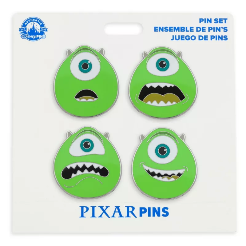 Mike Wazowski Pin Set 4 Mike Wazowski Pin Set - Image 2