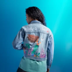 Disney Store The Little Mermaid Denim Jacket For Women, Live Action Film 9 Disney Store The Little Mermaid Denim Jacket For Women, Live Action Film -Disney Sales 5103052750150M 2