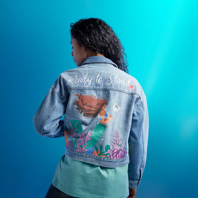 Disney Store The Little Mermaid Denim Jacket For Women, Live Action Film 5 Disney Store The Little Mermaid Denim Jacket For Women, Live Action Film - Image 3