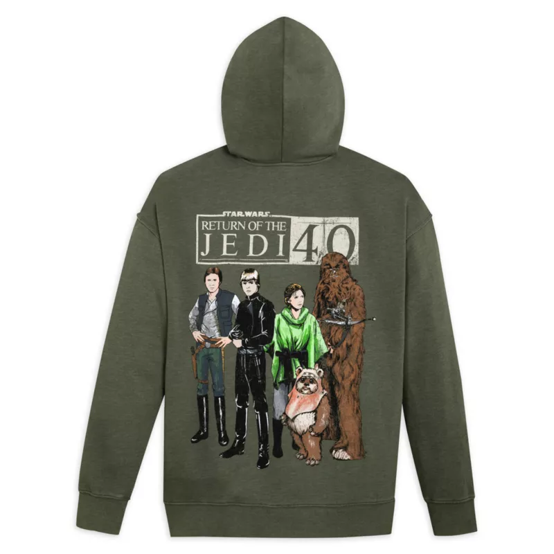 Star Wars: Return Of The Jedi 40th Anniversary Fleece Sweatshirt For Adults 4 Star Wars: Return Of The Jedi 40th Anniversary Fleece Sweatshirt For Adults - Image 2