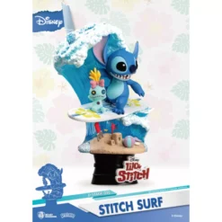 Stitch Surf Summer Series Figurine, Beast Kingdom -Disney Sales 710495550671 4